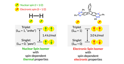 電子のスピンに基づく新しい「異性体」を提唱―スピン状態を色で見分けられる分子を創製―