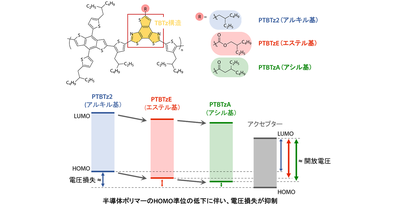 一石三鳥⁉ 一つの共通中間体から効率的に半導体ポリマーを合成ー有機薄膜太陽電池の高効率化に向けてー