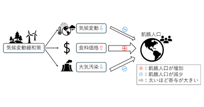 気候変動緩和策が将来の飢餓リスクに与える影響を包括的に評価 ―化石燃料削減等による大気汚染軽減が作物収量を増加させる効果を考慮―