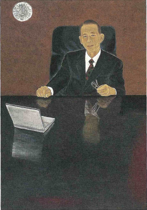 長尾前京大総長からの寄贈絵画