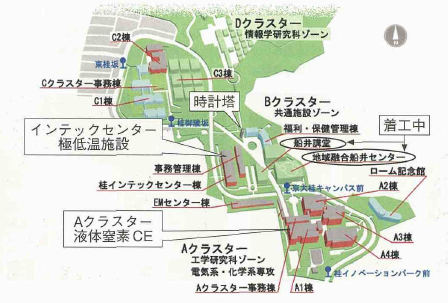 桂キャンパス極低温施設でヘリウム液化･供給開始