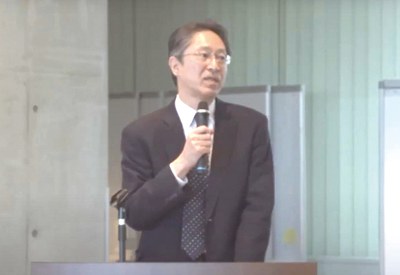 立川学部長による挨拶